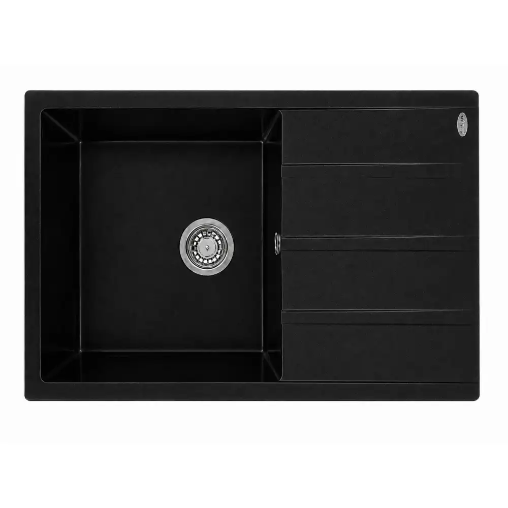 Мийка кухонна Ventolux DIAMANTE B (SPACE BLACK) 780x495x200