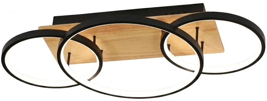 Люстра VALESO 77097/600 чорна, LED