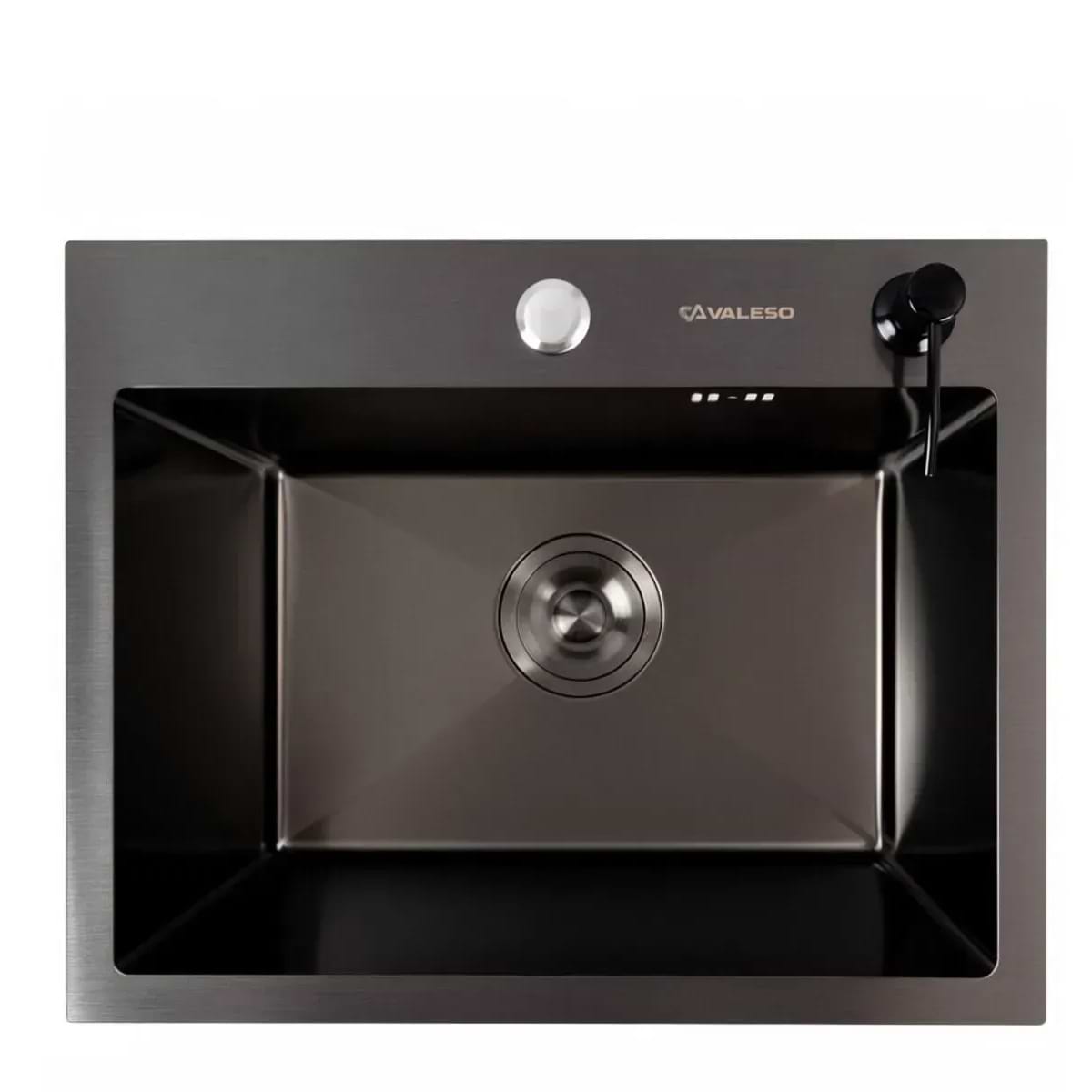 Мийка кухонна VALESO 50х40 PVD Black Handmade (3,0/1,0)