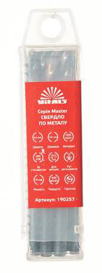 Свердло VITALS HSS 4341 6,5 10 шт. Master (190257)