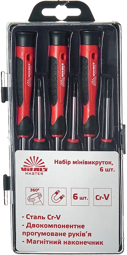 Набор отверток VITALS Master 6 шт. (179544)