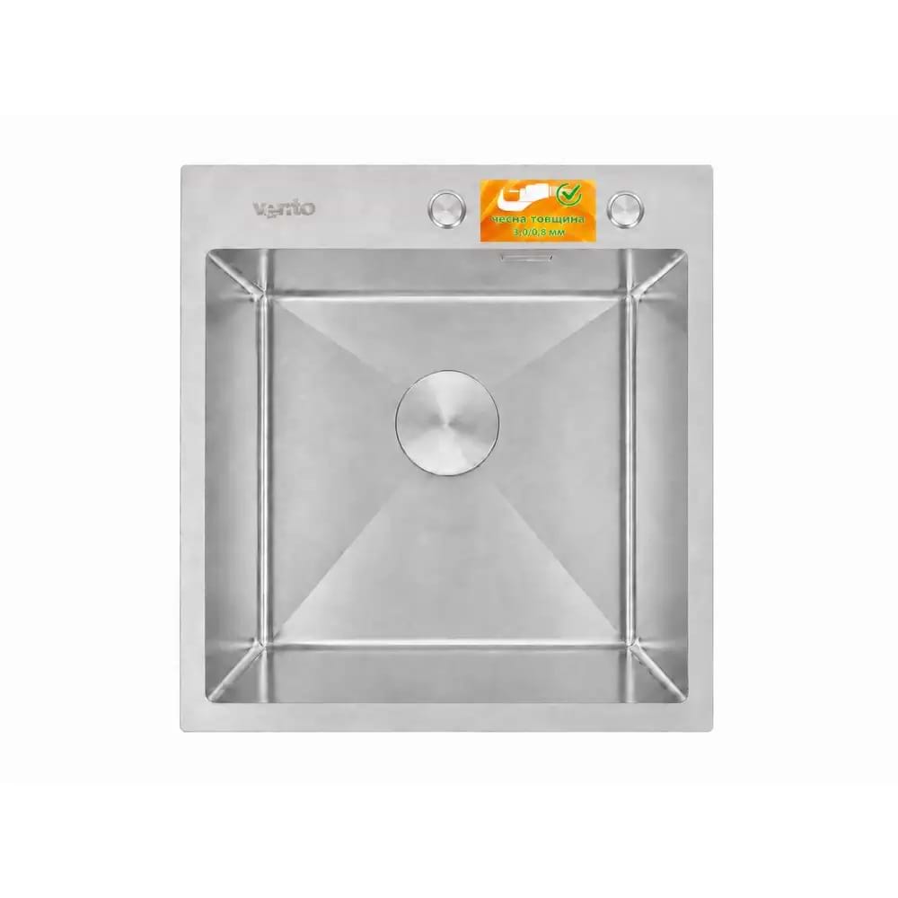 Мойка кухонная Ventolux HMKS 5050 SS 3/0,8