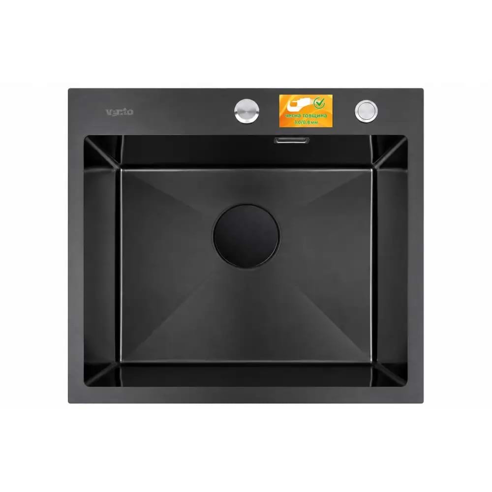 Мийка кухонна Ventolux HMKS 5448 PVD BKS 3/0,8