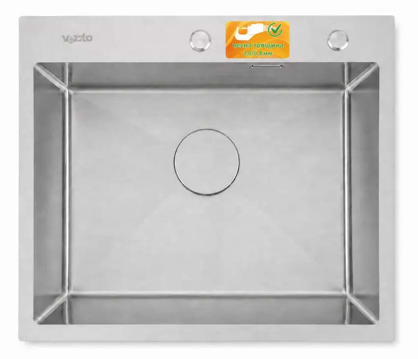 Мийка кухонна Ventolux HMKS 6050 SS MC DECOR 3/0,8