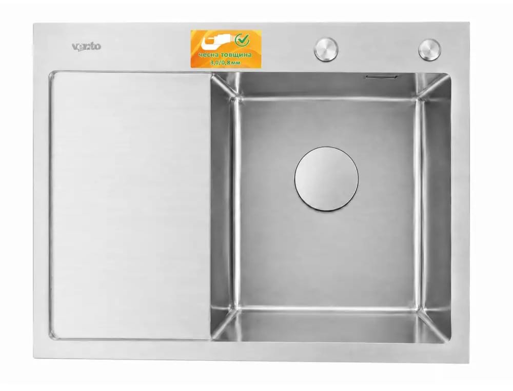Мийка кухонна Ventolux HMKS LW 6550 SS 3/0.8