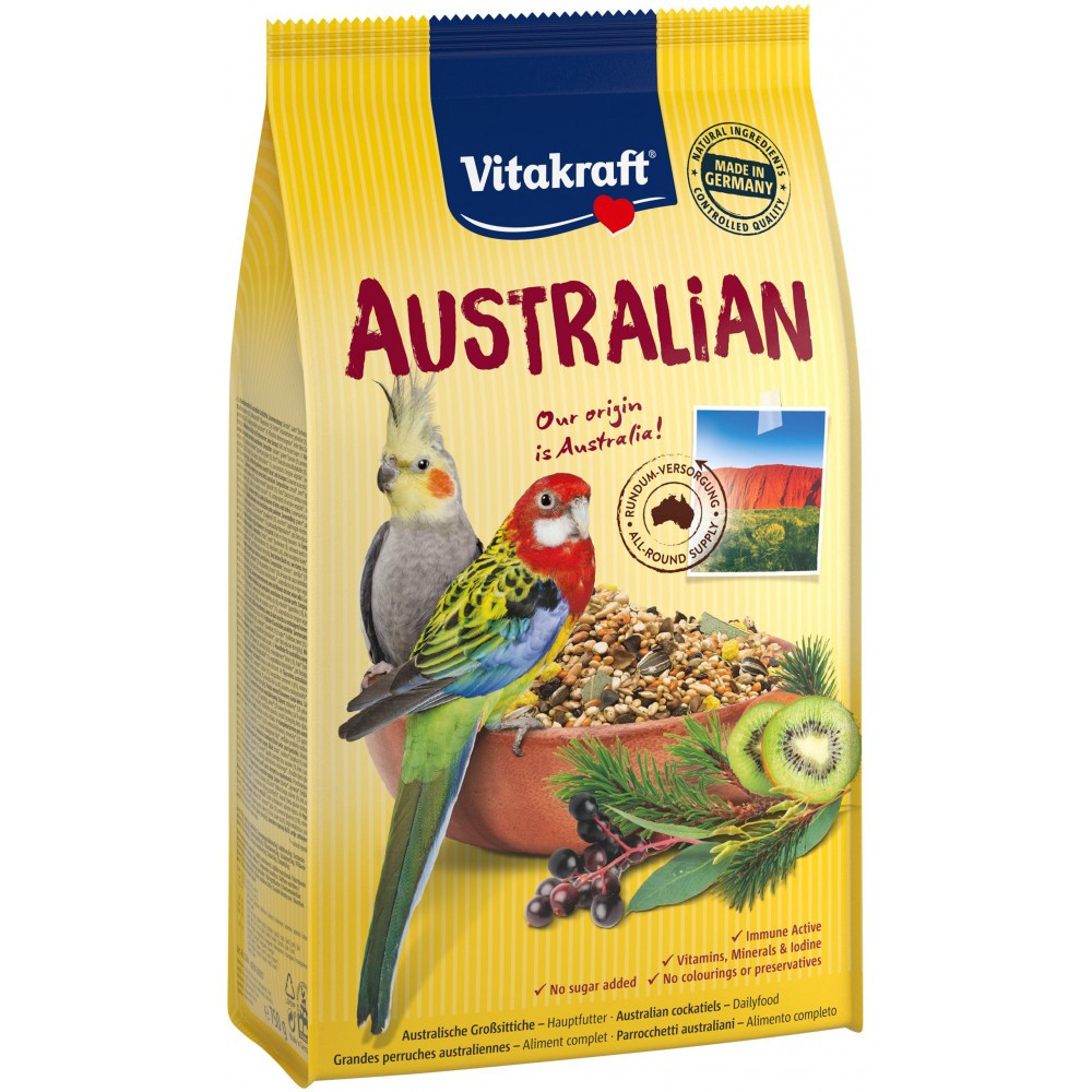 Корм для птахів Vitakraft Australian для середніх австралійських 750 г (4008239216441)