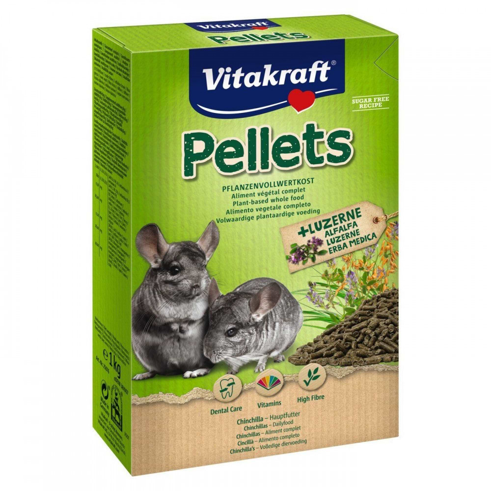Корм для гризунів Vitakraft Pellets для шиншил 1 кг (4008239250766)