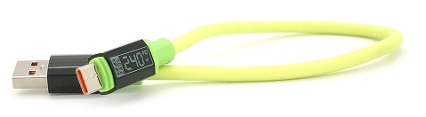 Кабель Voltronic USB to Type-C 0,3м Green (YT-USB-TC240-G-0,3m)