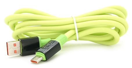 Кабель Voltronic USB to Type-C 1.5 м Green (YT-USB-TC240-G-1.5m)