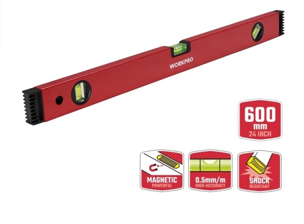 Уровень WORKPRO 600 мм 0.5 мм PRO (WP262011)