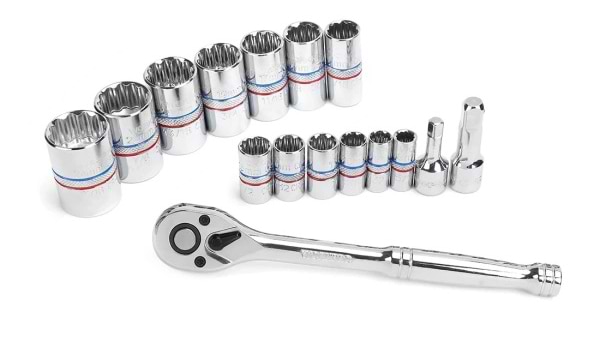 Набір торцевих голівок WORKPRO 1/4"+3/8" PRO 16 шт. (W003048)