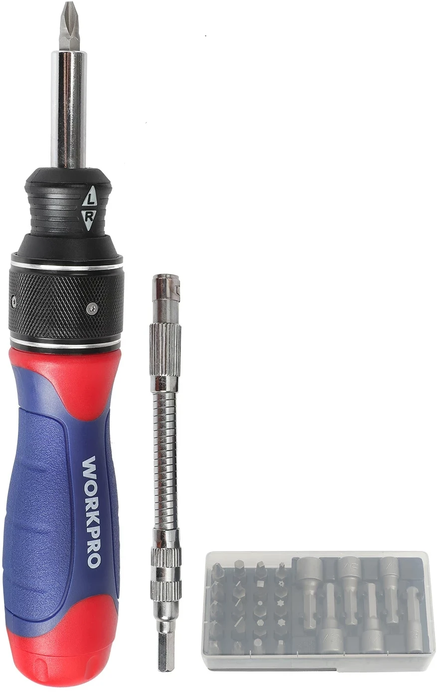 Отвертка со сменными битами WORKPRO PRO (W021179)