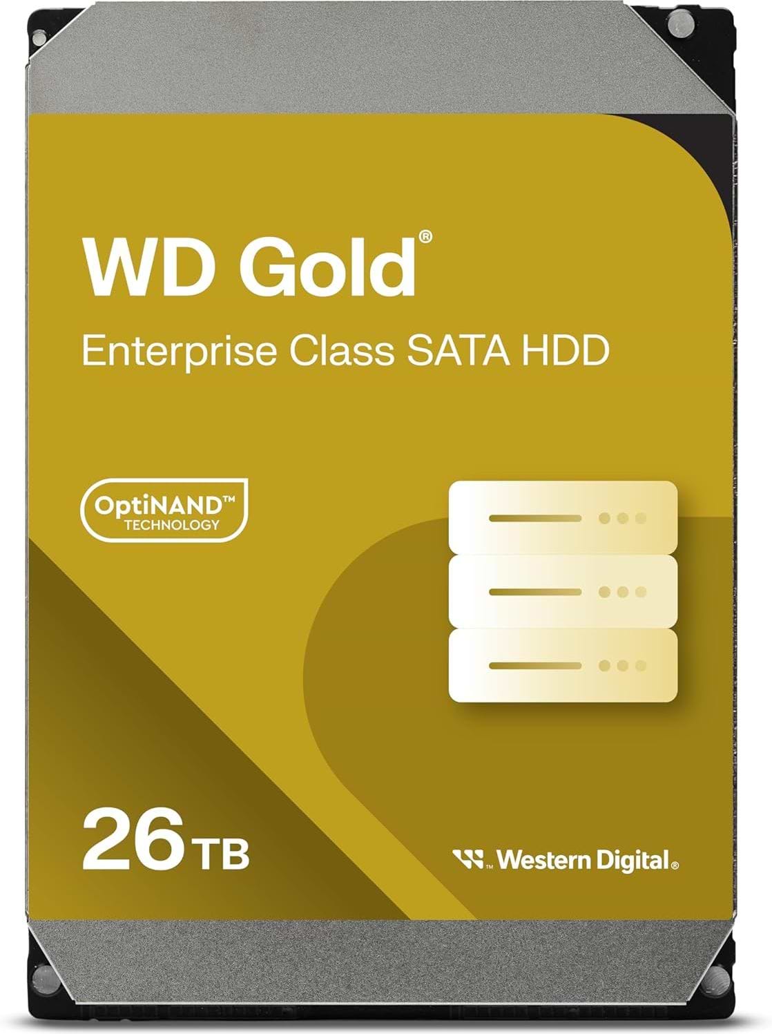 Жорсткий диск внутрішній WD 26TB 3.5" 7200 512MB SATA Gold (WD261KRYZ)