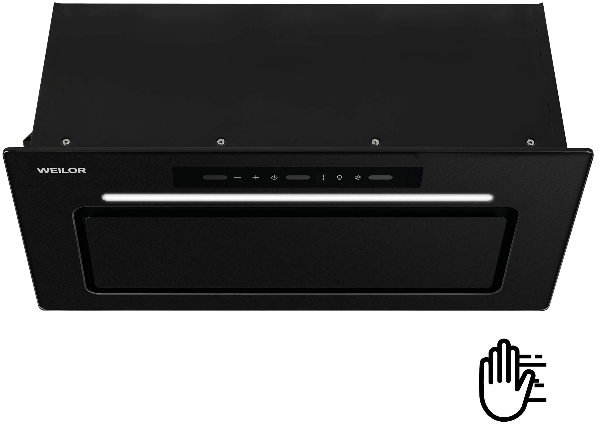 Витяжка вбудована Weilor LUMINA WBG 68 BLACK MATTE