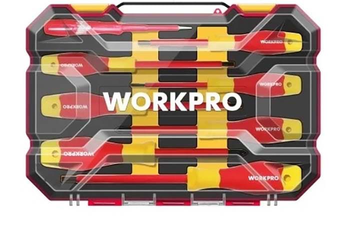 Набір викруток WORKPRO EN/IEC 60900 10000V PRO PLUS 8 пр. (WP204700)