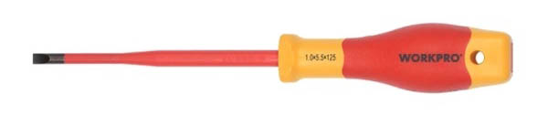 Викрутка WORKPRO SL1.0x5.5x125мм EN/IEC 60900 10000V PRO PLUS (WP341005)