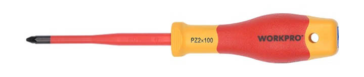 Викрутка WORKPRO PZ2x100мм EN/IEC 60900 10000V PRO PLUS (WP341021)