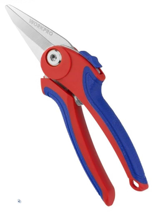 Секатор WORKPRO 180 мм PRO (WP332002)