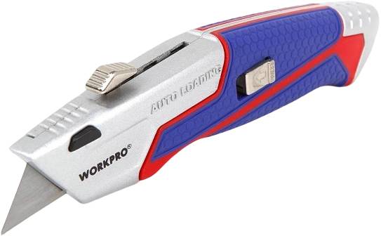 Ніж будівельний WORKPRO PRO PLUS WP213012
