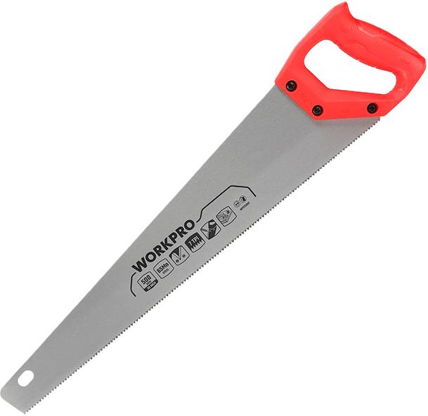 Ножівка WORKPRO 500 мм 7TPI DYI (WP215003)