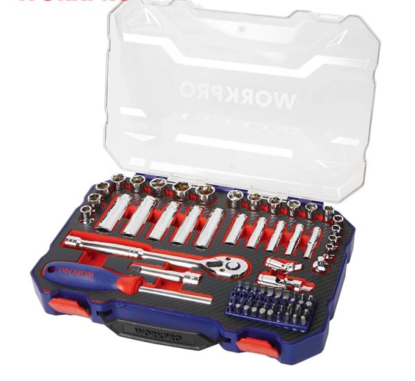 Набір торцевих голівок WORKPRO PRO 75 пр. (WP202524)