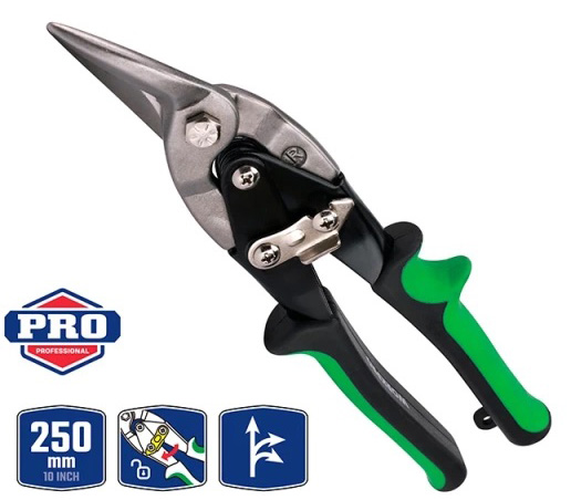 Ножиці по металу WORKPRO 250 мм PRO (WP214015)