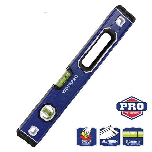 Уровень WORKPRO 400 мм 0.5 мм PRO PLUS (WP262019)