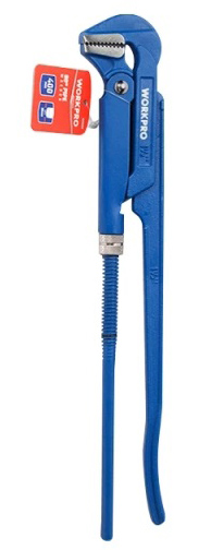 Ключ трубный WORKPRO 38 мм (1-1/2") 90° PRO (WP302013)