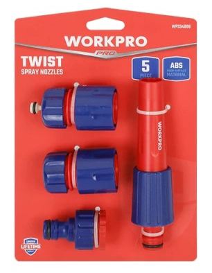 Набір для поливу WORKPRO 1/2" 3/4" 5 пред. (WP334006)