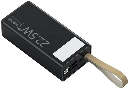 Батарея мобільна WUW PD22.5W quick charge 40000mAh Black (TUGII-Y54)