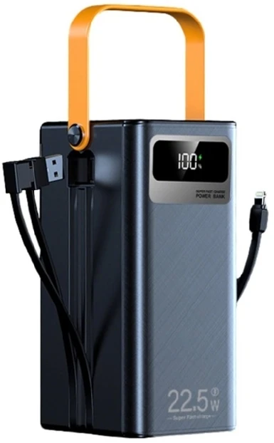 Батарея мобільна WUW PD22.5W quick charge 60000mAh Black (TUGII-Y106)