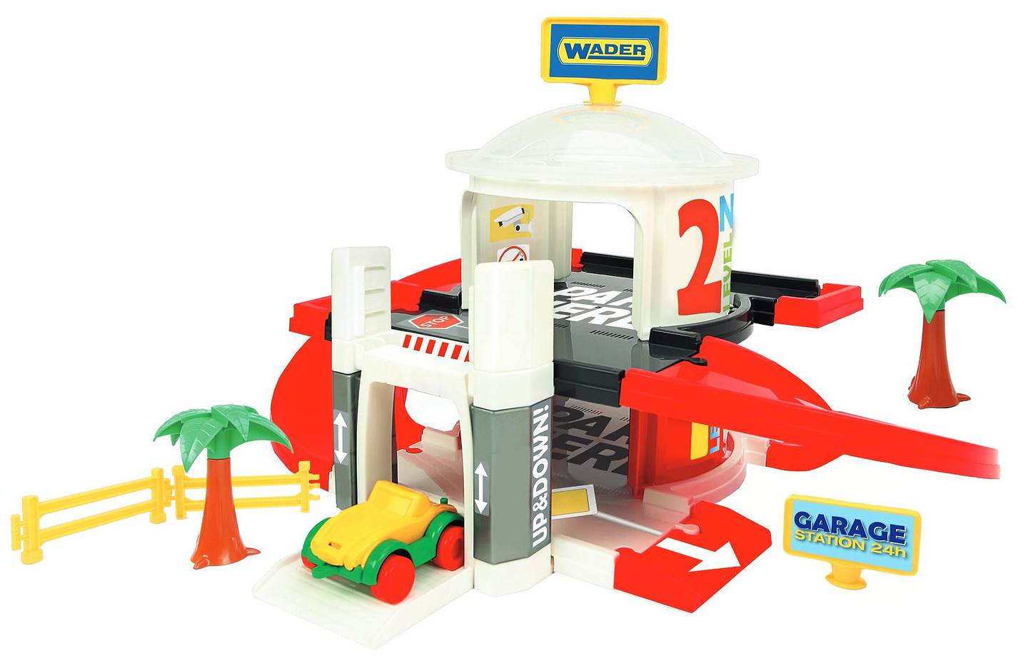 Игровой набор Wader Гараж c лифтом - 2 уровня (50300)
