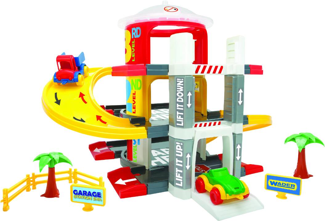 Игровой набор Wader Гараж с  лифтом - 3 уровня (50310)