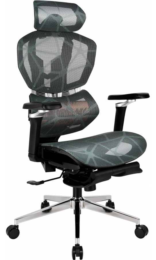 Кресло для геймеров GT Racer X-7002 Black/Black/Green (Massage)