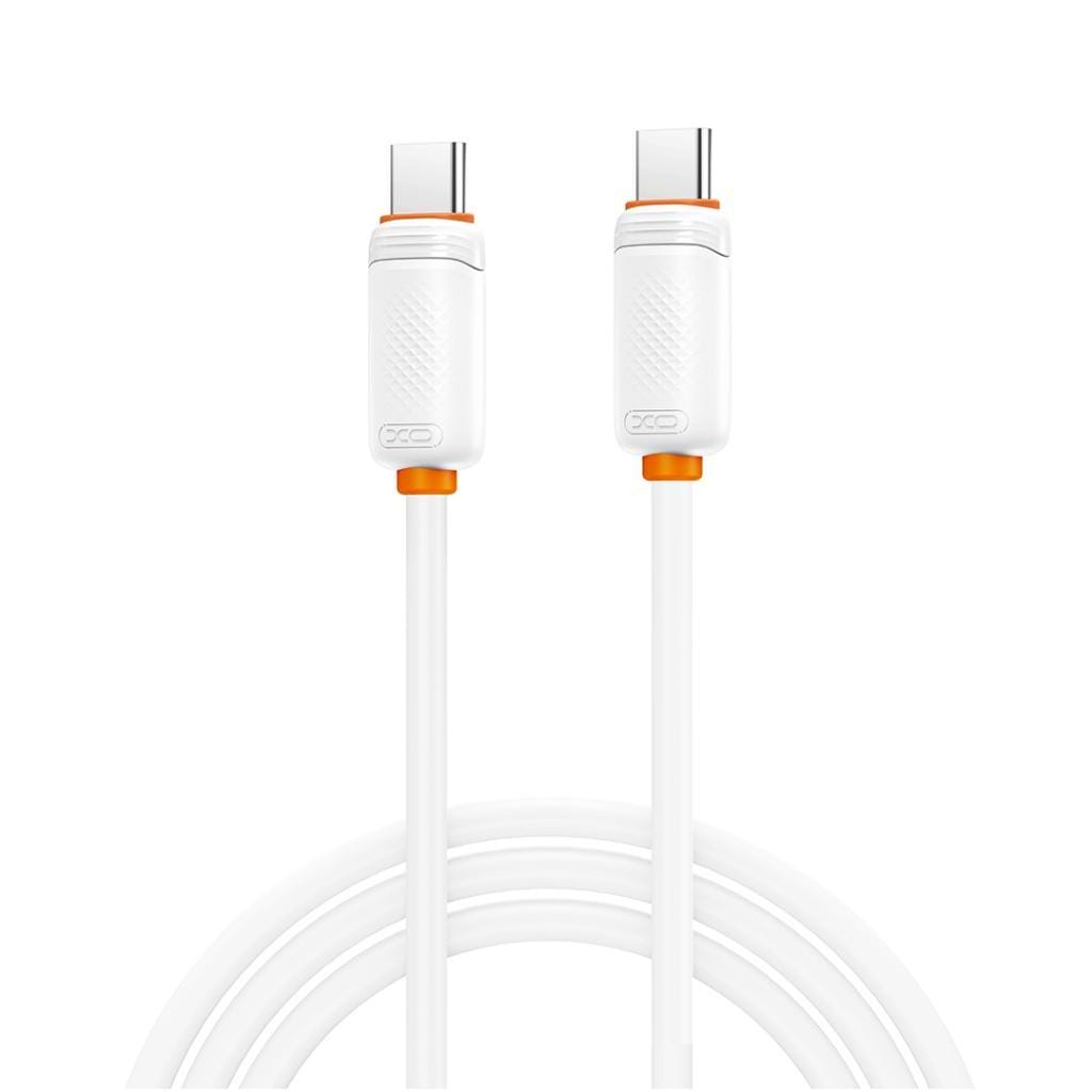 Кабель XO CB-300CC Shishi Shun Series Type-C-Type-C 27W Data Cable 1м White (XO-CB-300CC-WH)