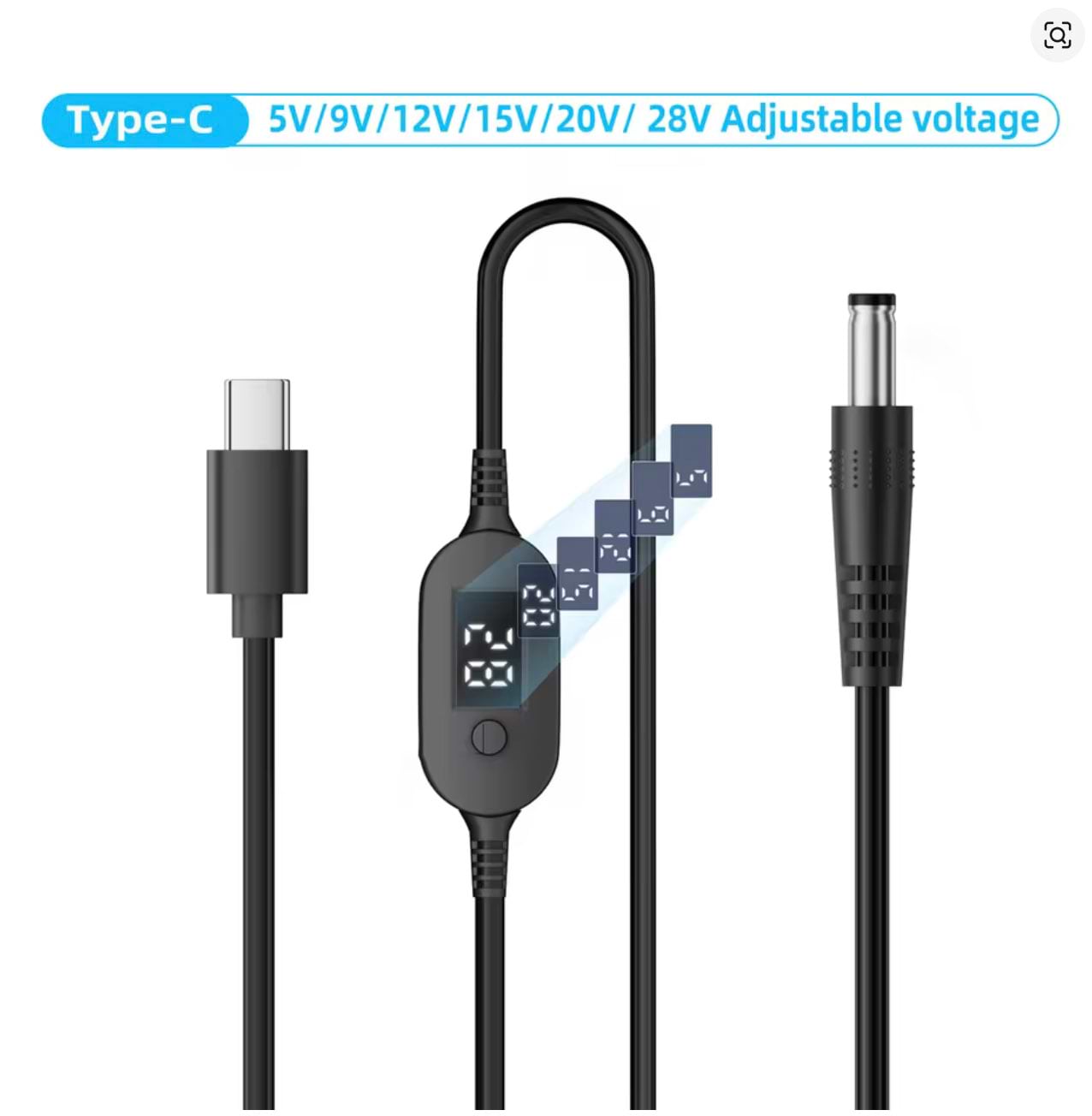 Кабель USB - DC XOKO USB Type-C DC-5.5-2.5 140W 20V 7A (XK-K695)