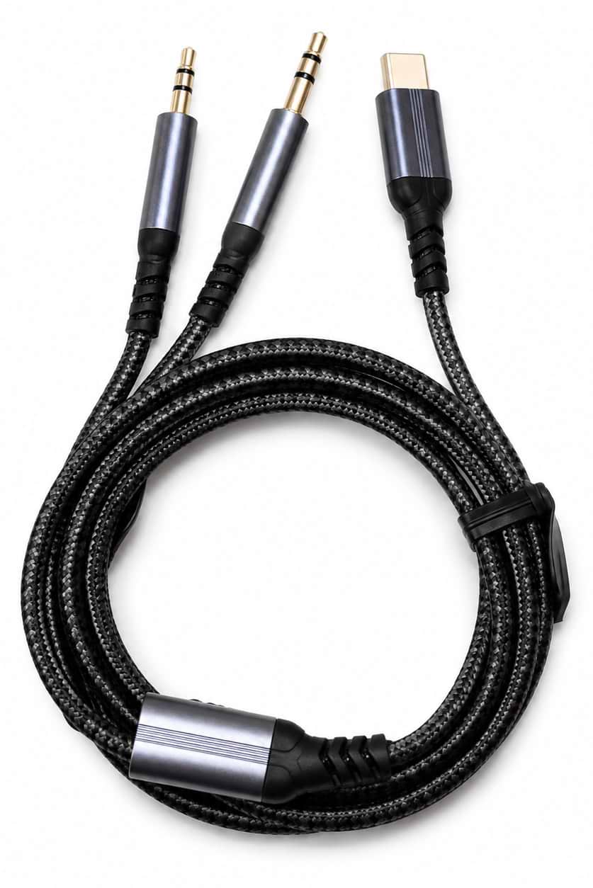 Кабель 3.5 мм - 3.5 мм XOKO jack-jack 3.5мм-Type-c 1.2 м Gray (XK-MH-270-GR)