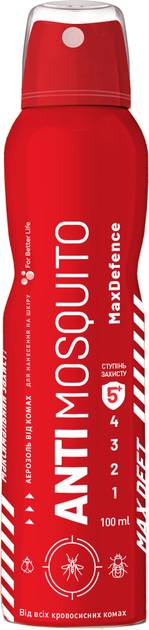 Аерозоль від комах ANTI mosquito Alumin MAX Defence 100 мл (4820214193338)
