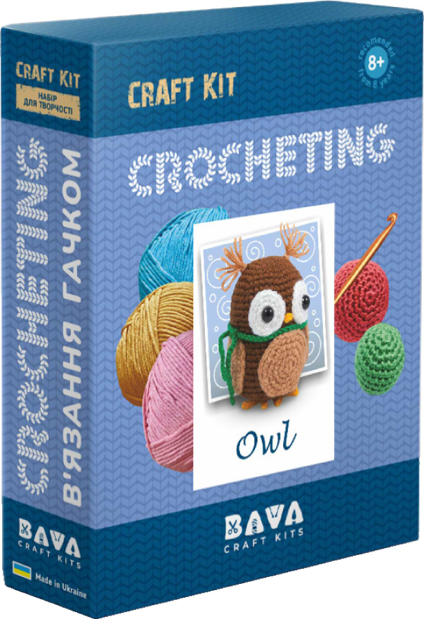 Набор для вязания Умняшка Сова (ВК-002)