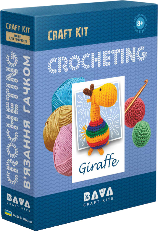 Набор для вязания Умняшка Жирафчик (ВК-004)