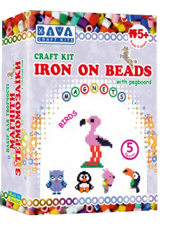 Набор для изготовления декора Умняшка Магниты из термомозаики Птицы (ТМ-005)