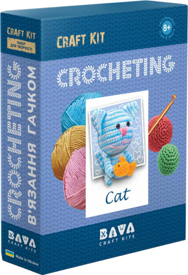 Набор для вязания Умняшка Котик (ВК-005)