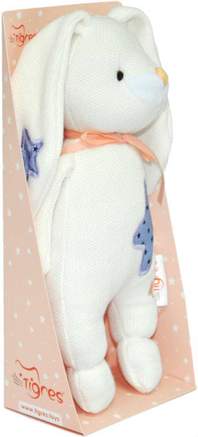 Фото - Мягкая игрушка животное Tigres Зайчик ''Star'' (ЗА-0061)
