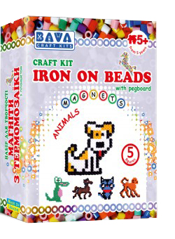 Набор для изготовления декора Умняшка Магниты из термомозаики Животные (ТМ-008)