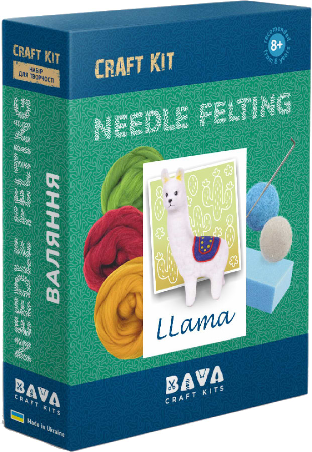 Набор для изготовления игрушек Умняшка Валение Лама (ВАЛ-008)