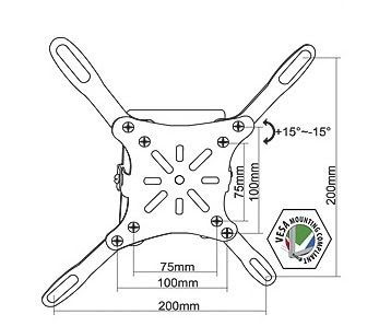 Фото - Крепление для телевизора AVATech КБ-01-65