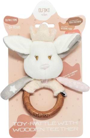 Прорезыватель ELFIKI Игрушка - погремушка эльфик Айли (ІГ-0111)