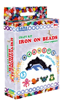 Набор для изготовления декора Умняшка Магниты из термомозаики без планшета Морские (ТМ-013)