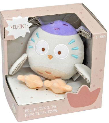 Фото - Мягкая игрушка животное ELFIKI Сова Mия (ІГ-0185)