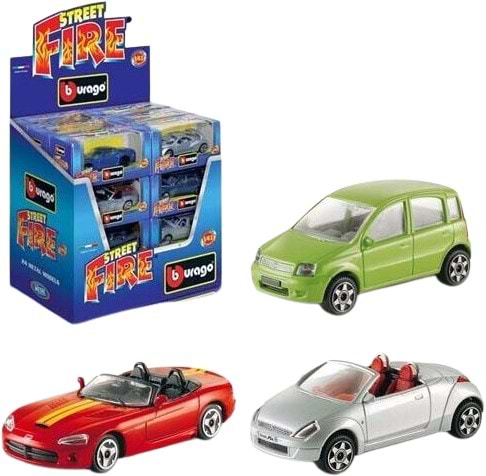 Колекційний легковий транспорт Bburago У Блакитному Диспенсери (асорті, 1:43) (18-30010B)